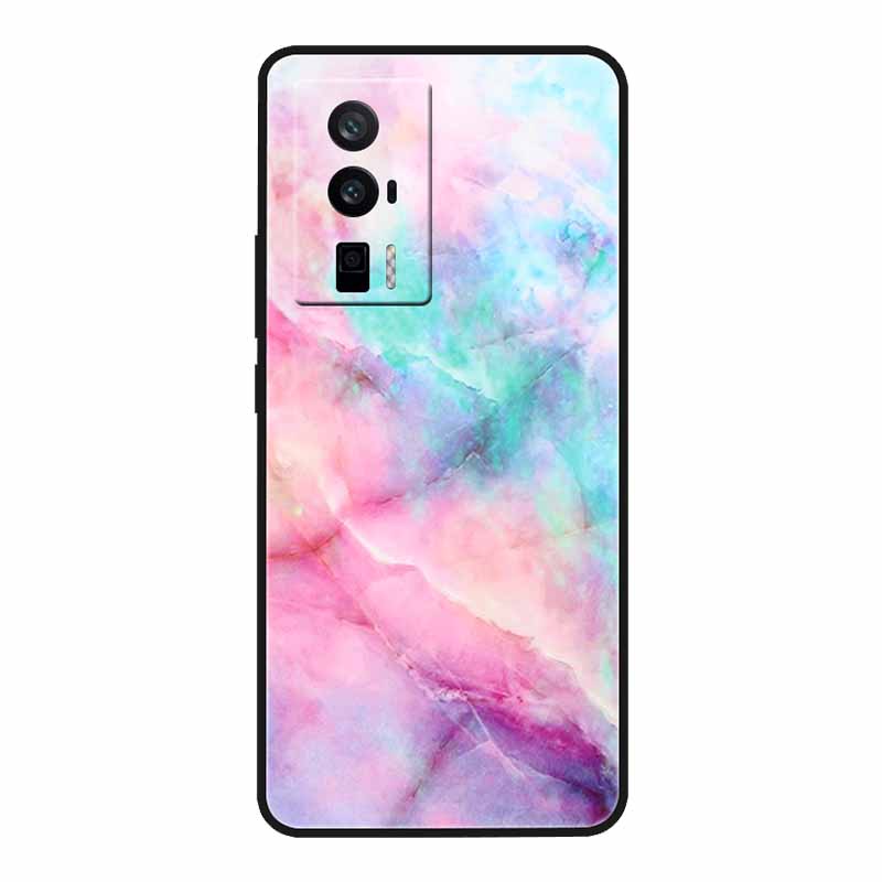 For Xiaomi Poco F5 Pro 5G Case Marble Painted Silicone Soft TPU Funda Cases For Poco F5 Pro 5G Cover Coque POCOF5Pro 2023 6.67"