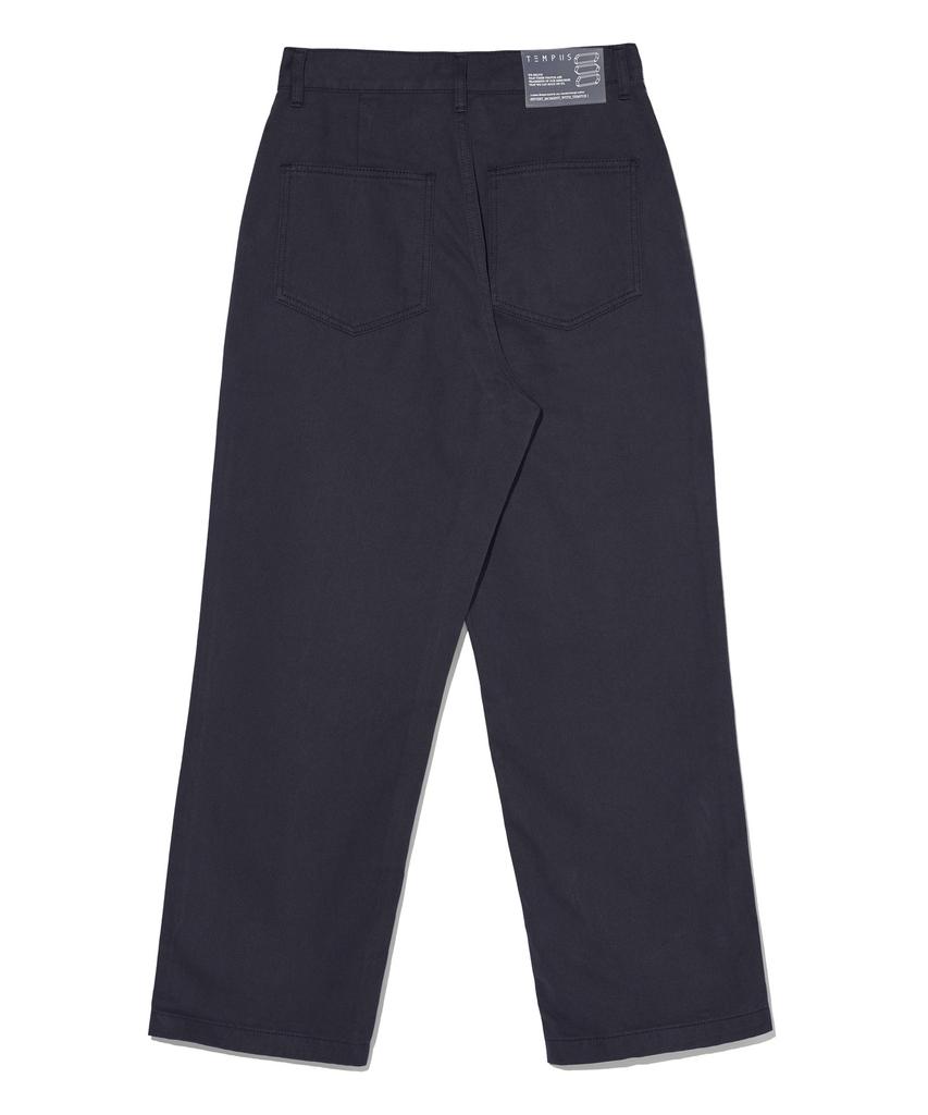 TEMPUS STUDIO Unisex Straight Pants [Navy]