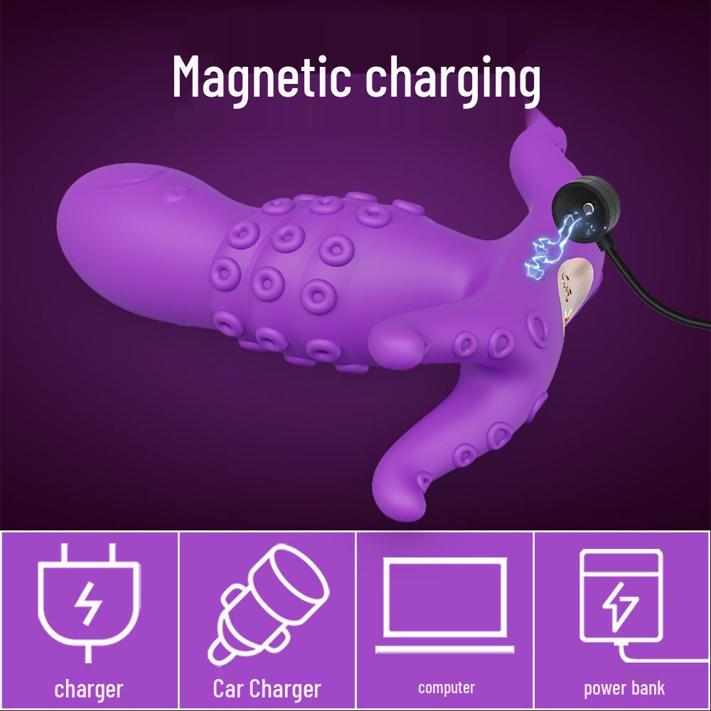 Octopus Wearable Wireless Vibration Massager - Female Masturbator Adult Toy