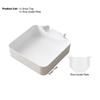 New 1/1pcs Washing Machine Drain Pan,Water Catcher Tray for Front Load Washer Filter Cleaning,Laundry Floor Spill Protector Tool