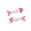 Pinkdudu Vintage Exaggerated Fish Bone Zinc Alloy Earrings Drip Oil Drop Earrings Women Jewelry PD2390