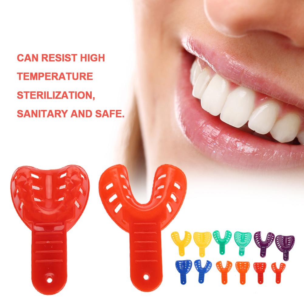 12pcs/Set Dental Plastic Teeth Brace Tray Tooth Support Oral Tools