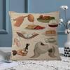 Studio G Hibli Treats Japanese Food Pillowcase Toon Gift Cushion Cover Bedroom Home Sofa Chair Seat Decor Pillow Case