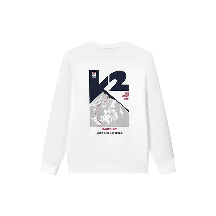 FILA Sweatshirt Men s Standard White F11M138204F-WT XL