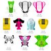 100 Pcs / Set Nail Holder Phototherapy Extension Butterfly Square Paper Holder Manicure Tool