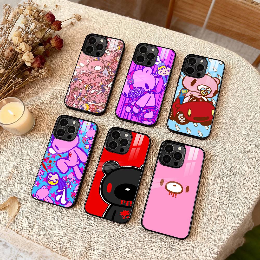 G-Gloomy Cute Bear Wallpaper Phone Case For iPhone 17,16,15,14,13,12,Plus,Pro,Max For Magsafe Magnetic Wireless Charge