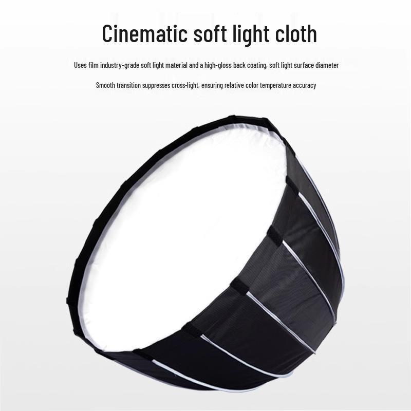 8-Shape Charm Quick-Release Umbrella Softbox for Photography - Portable LED Light Radar Reflector