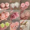 2025 New Stylish Clip-On Flower Earrings for Women - Summer Niche Design, High-End Ear Jewelry for Unpierced Ears