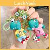 Adorable Silicone Dinosaur Keychain Football Theme For Kids And Adults Gifts