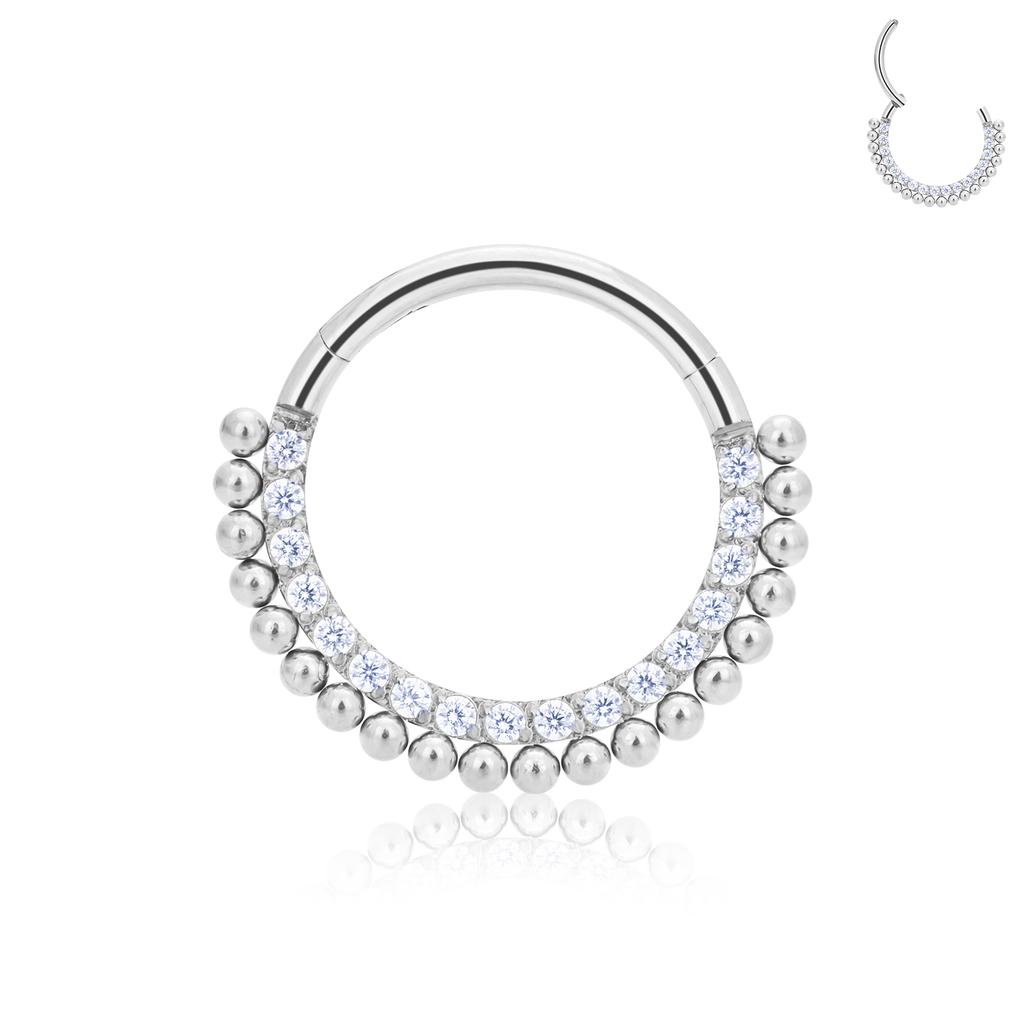 G23 Titanium Piercing Nose Ring Body Jewelry Hoop Earings ASTM F136 Cartilage Tragus Diaphragm Titanium Hing
