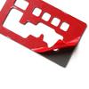 Carbon Fiber Gear Shifter Panel Cover Trim For Dodge Journey 2009-10 Type A Red