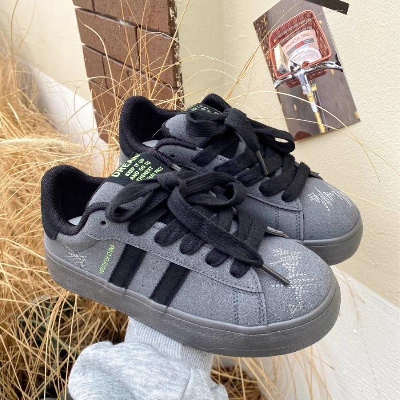 

Обувь женская модная универсальная нишевая обувь-хлебцы осень новая платформа повседневная обувь для скейтборда ретро маленькие белые туфли 40