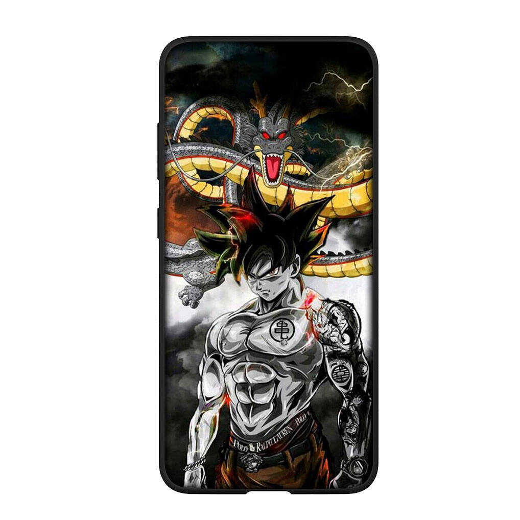 Dla Samsung Galaxy S25 S24 S23 S22 Ultra FE Plus A17 A37 A57 A56 A55 A06 A16 A15 A36 A26 A35 A05 A25 A54 A34 Etui na Telefon Kreskówka Dragon Ball Goku Pokrowiec