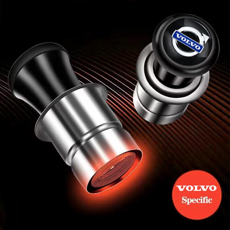 12V Metal Car Windproof Portable Flameless Cigarette Lighter Accessories For Volvo Xc60 Xc90 V40 V60 S60 V50 V90 S80 C40 XC40 V8