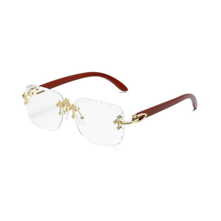 

Модные женские солнцезащитные очки без оправы премиум-класса элегантные винтажные летние пляжные аксессуары для отдыха