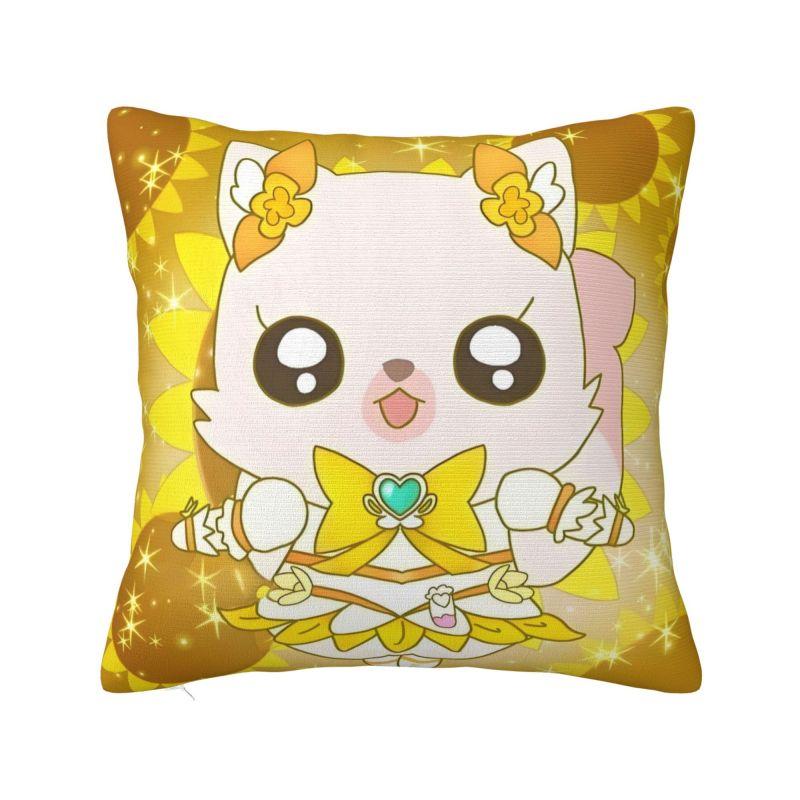 Custom Nordic Sanrio Jewelpet Anime Cushion Cover for Sofa Polyester Cartoon Kawaii Pillow Case Living Room Decoration