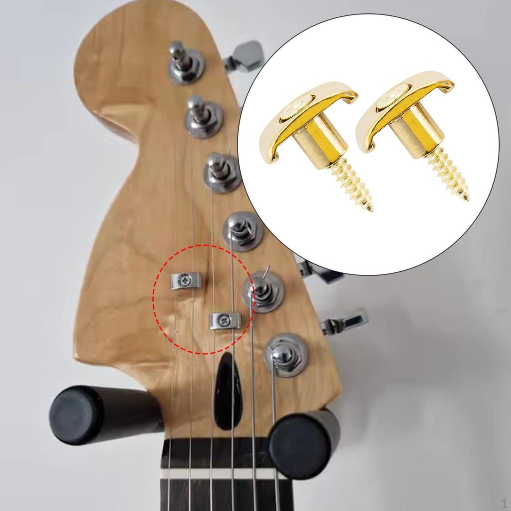 2 Pieces Electric Guitar String Retainers Accessory Replacement
