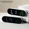 Digital Wall Clock Temperature LED Clock Week Date 2 Alarms Brightness Adjustment Timer Snooze Second 12/24H USB Powered Clock
