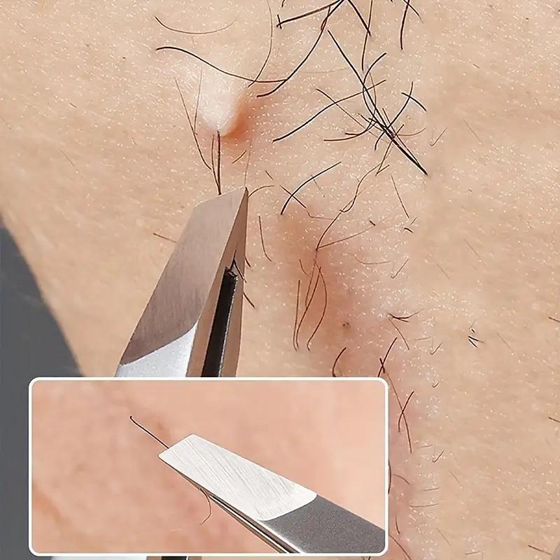 1PCS Eyebrow Tweezers Eyebrow Trimming and Plucking Clips False Eyelash Pliers Men's Beard Plucking Tools Stainless Steel Eyebrow Tweezers