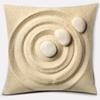 45X45Cm Buddha Zen Stone Buddhist Flower Pillow Case Home Office Decoration Throw Pillow Case Bedroom Sofa Cushion Cover