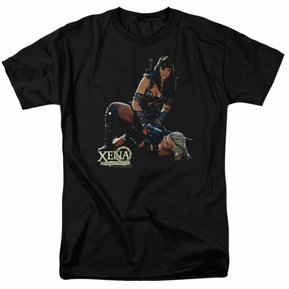 Xena Warrior Princess In Control T Shirt Mens Licensed Classic TV Show Black XXXL