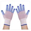 Breathable, Knitted, Protective Gloves, Striped, Anti Slip Gloves, Wear-resistant, Work Gloves, High Elasticity, Nylon Gloves