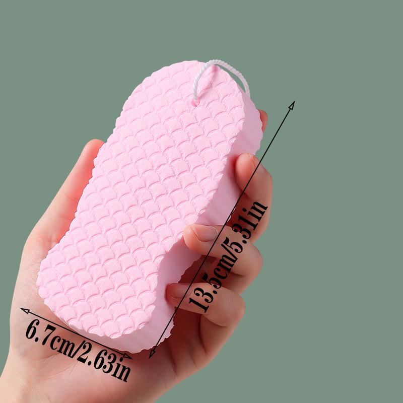 1pc Soft Sponge Body Scrubber Bath Exfoliating Scrub Sponge Shower Brush Body Skin Remover