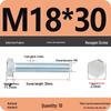 8.8 Grade Galvanized Hex Head Bolt, High-Strength M4-M30