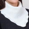 New Detachable Knitted Turtleneck Fake Collar For Women Neck warmer Autumn Winter Warm Cover Head Neck Knitting False Collar