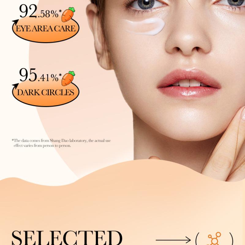 Cremă de ochi cu morcovi 20g SADOER hidratantă pentru a îmbunătăți cearcănele, ridurile sub ochi și pungile de sub ochi