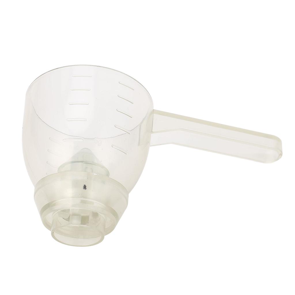 Messlöffel Trichter mit Skala Auslaufsicherer ABS Pulver Messlöffel für Küchenwerkzeug Grün