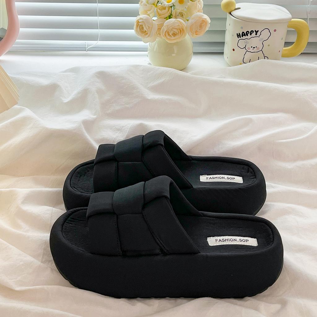 Fashion House Slippers Platform Rubber Flip Flops Flat Shoes Female Slipers Women Slides Hawaiian Soft 2025 Female Shoes Ladies' Slipper