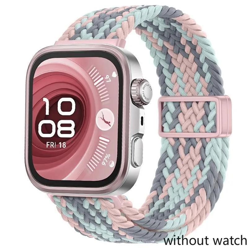 Nylon Magnetic Strap for Huawei Watch Fit 4/3 Braided Breathable for Huawei Watch Fit 4 Pro Sport Bracelet Watchband Accessories