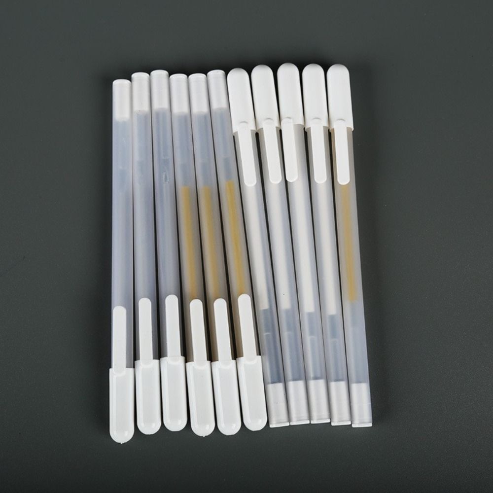 White/Gold/Silver Ink Marker Pen 0.7mm Nib Paint Marker Simple Highlighter Gel Pen  Sketching