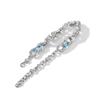 Cahtrippyxr Joint Name West Moon Bracelet Trendy Men Hip-Hop Personality Full Diamond Inlaid Zircon Bracelet Women