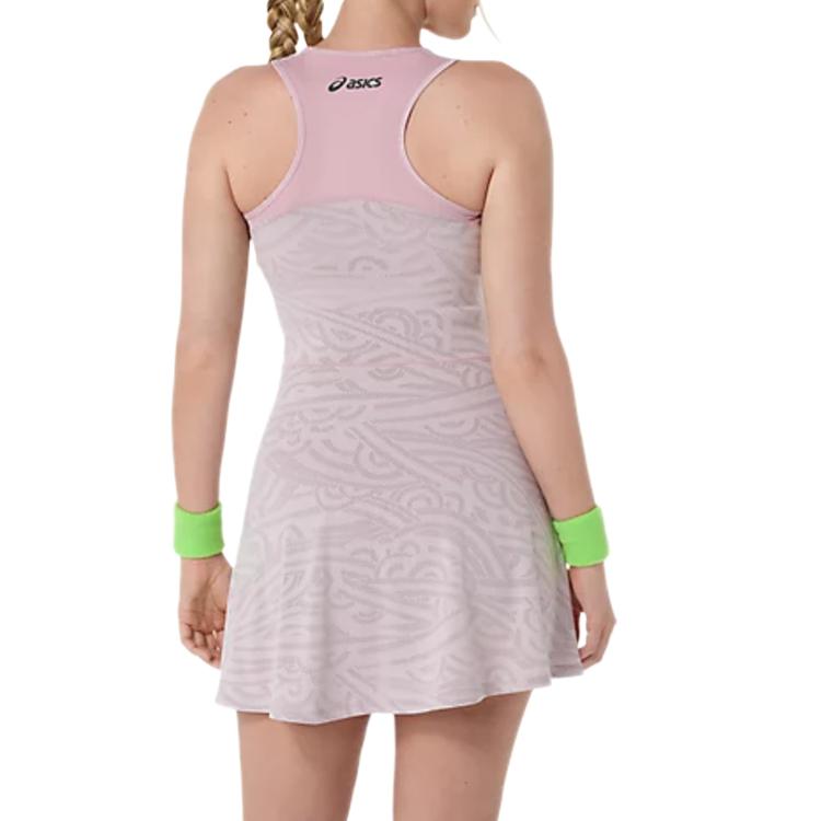 Asics Match Dress Jacquard Quick-Dry Breathable Tennis Dress Women Dress 2042A437-700