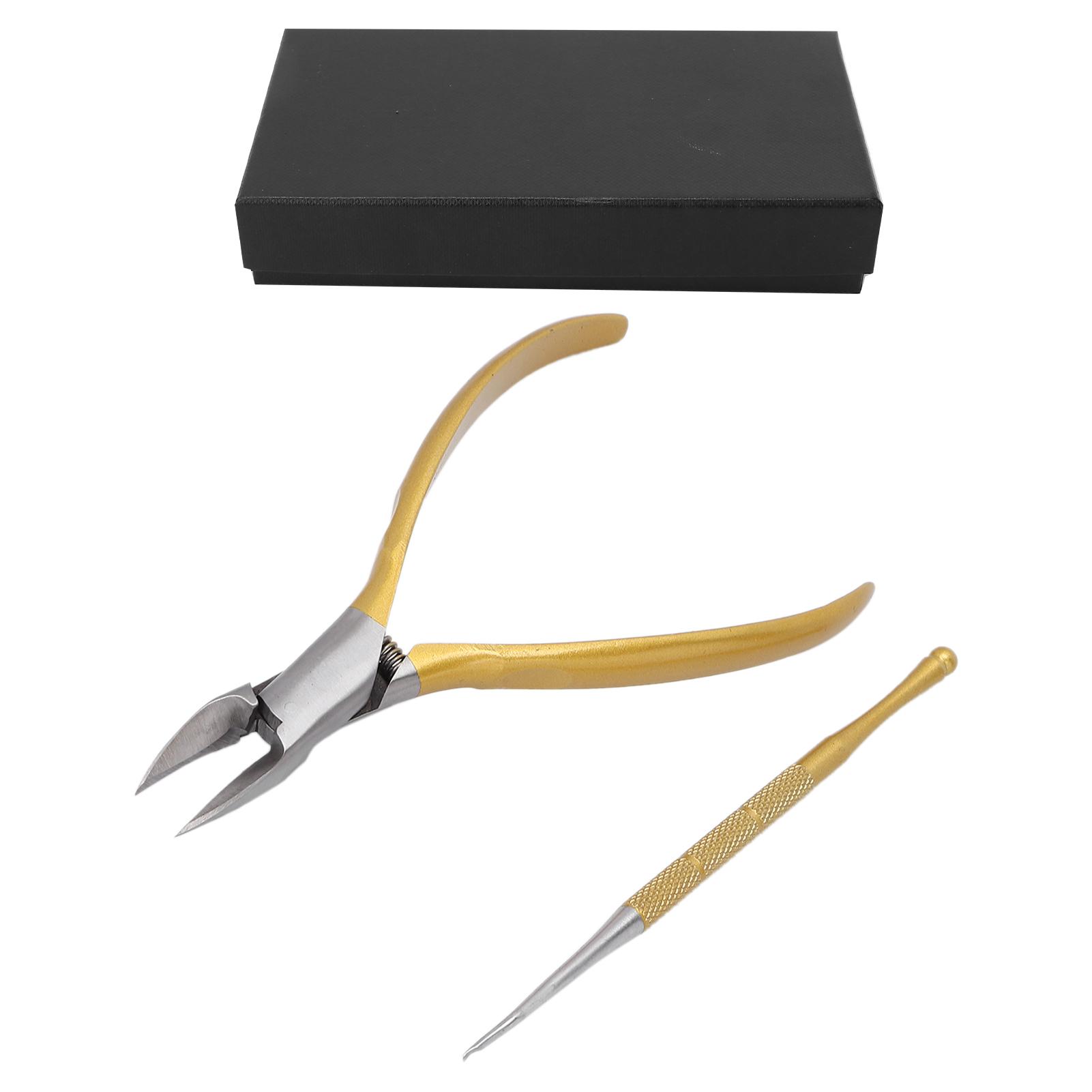 

Триммер для кутикулы, щипчики для ногтей, педикюрные инструменты для удаления вросшего ногтя Gold