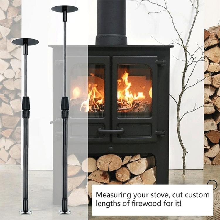 Magnetic Firewood Cutting Rod Quick Length Adjustable Logging Measure Tool Stick