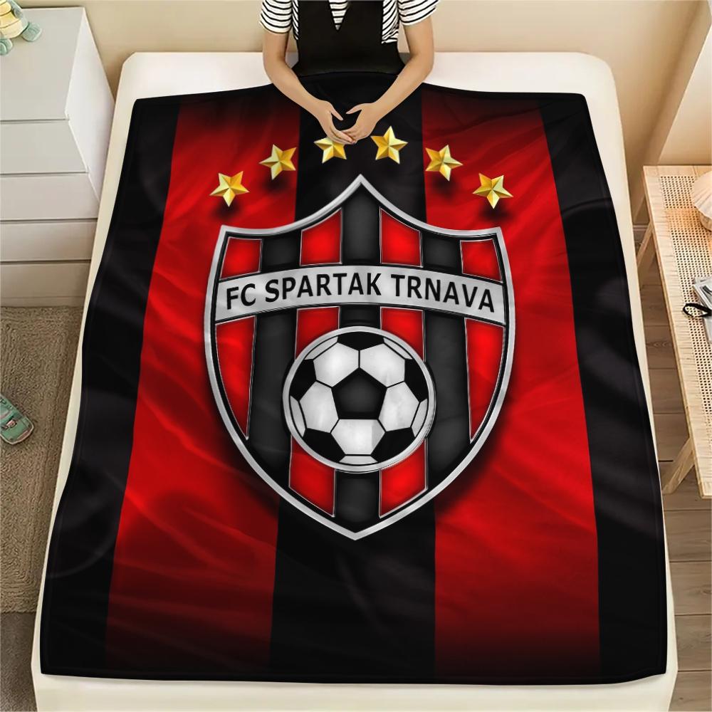 FC Spartak Trnava,pattern Flannel Blanket, High quality Comfortable for All Seasons, Home Decor, Warmth and Comfort, Perfect for Gifts.