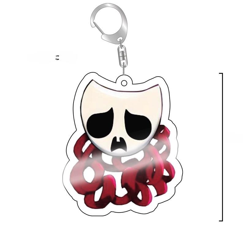 DIGITALER ZIRKUS Magischer Acryl Baby Schlüsselanhänger Schmuck Campusbezogenes Produkt Kulturelle Kreativität Freund Geschenktüte Anhänger Souvenir