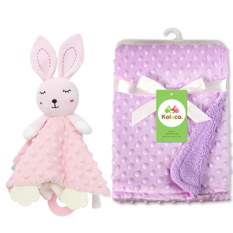 Couverture de sécurité personnalisée pour bébé Couvertures pour nouveau-né Couverture avec étiquettes et hochet Ensemble de couverture d'emmaillotage pour bébé Cadeau (as the picture,customized name)