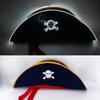 Navy Sailor LED Light-Up Embroidered Captain's Hat for Festivals and Performances