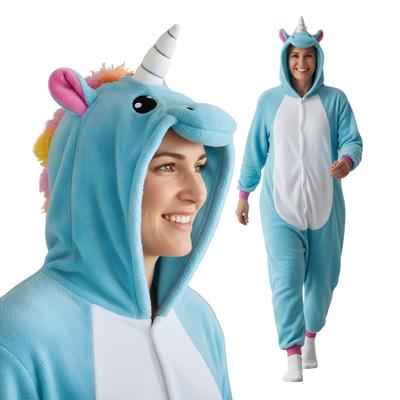Onesie Kigurumi Pajamas Costume Azure Unicorn : 145-155Cm