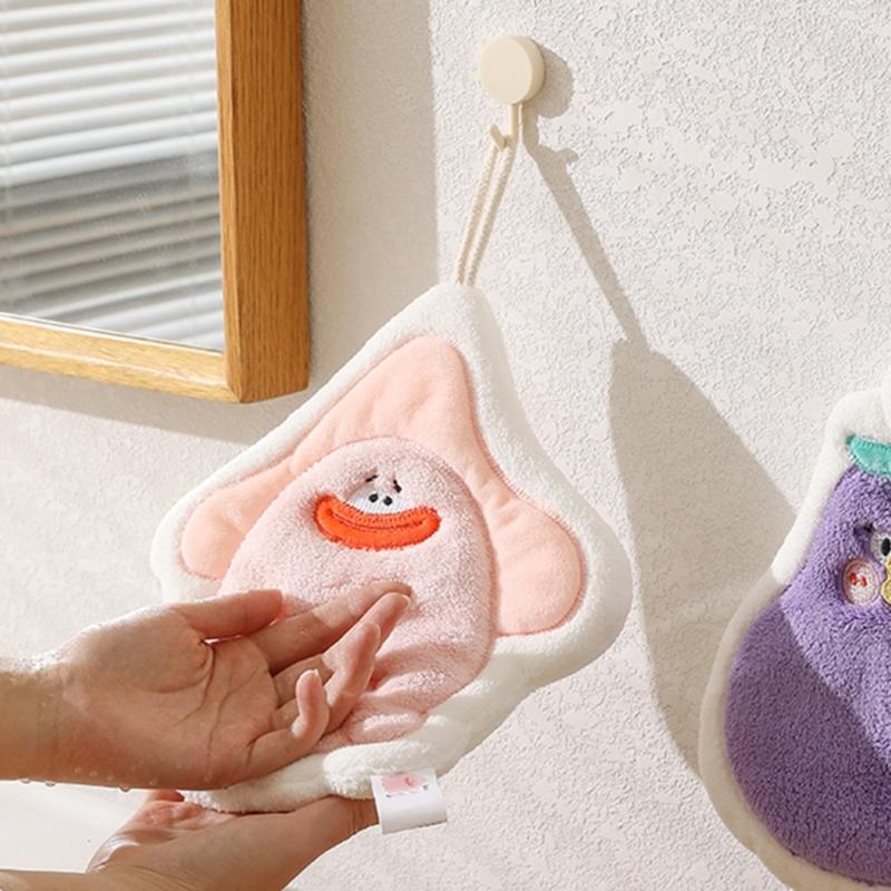 Luxurious Hand Towel Soft Bathroom Towels with High Absorbency, Quick Drying Kitchen Towels Soft Plushes Towel