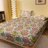 Bohemian 1 Patterned Frosted Bedsheet, Bedroom Printed Bedspread, Bedding Excluding Pillowcases