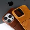 Premium Card Slot Genuine Leather Case For Iphone 16 Pro Max Cases 15 13pro 14pro 12 11 Aesthetic Vintage Phone Back Cover Coque
