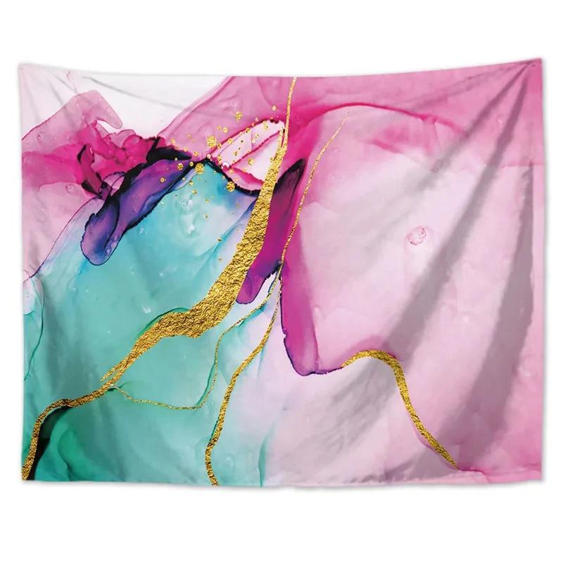 Marble Tapestry Abstract Swirl Marble Wall Tapestry Cute Pastel Wall Hanging for Bedroom College Dorm Photography Party Decor