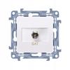 Simon 10 Antenna Socket Capacity F White Casf1.01/11 1 Pc