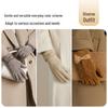 JIUMU Women's Sheepskin Plush Lined Winter Gloves