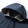 Firstview Men's Hooded Reversible Long Sleeve Jacket